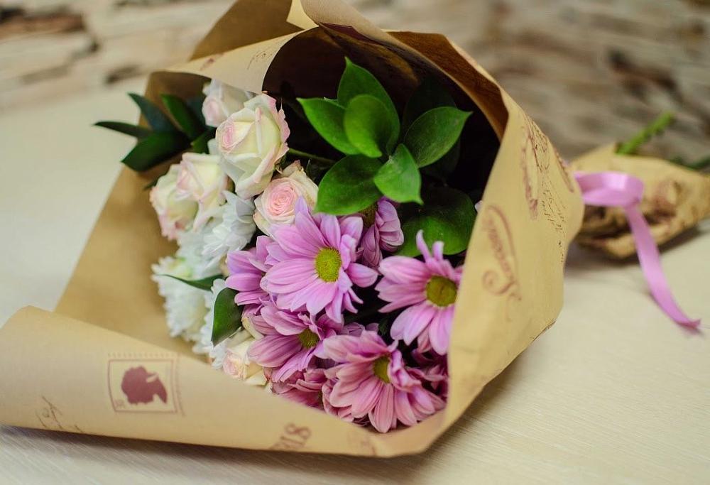 Букет цветов из: Розы и Хризантемы во Всеволожске