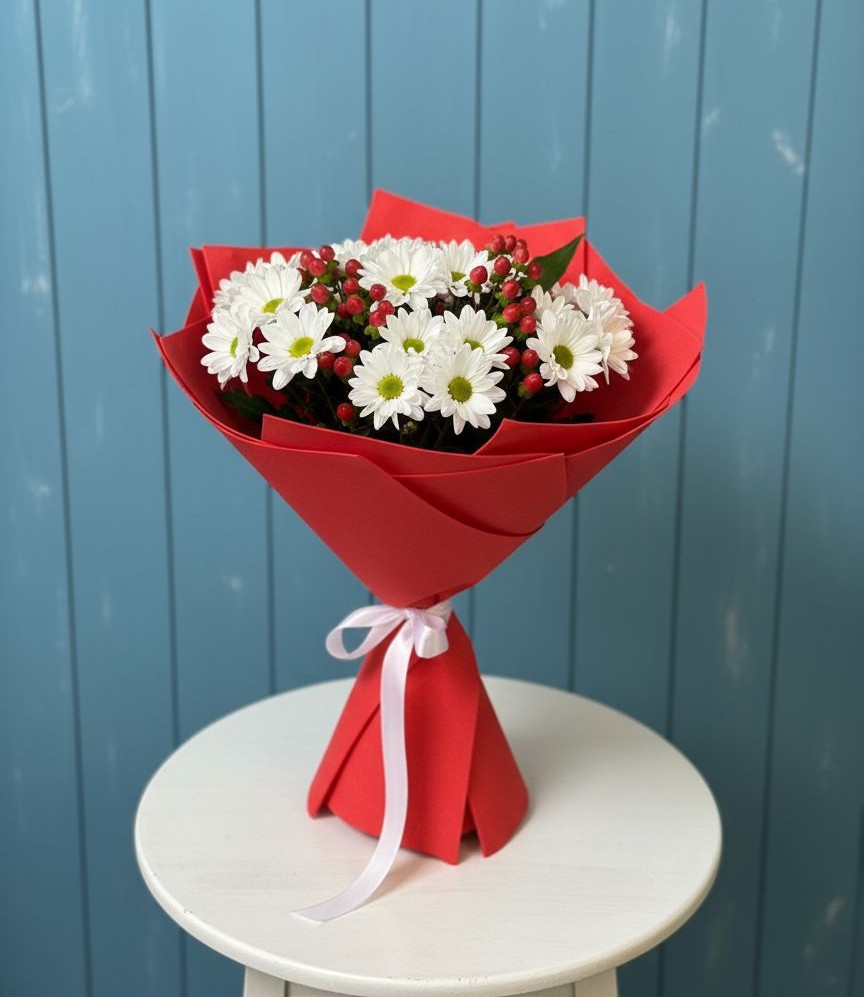 Букет цветов из: Хризантемы во Всеволожске