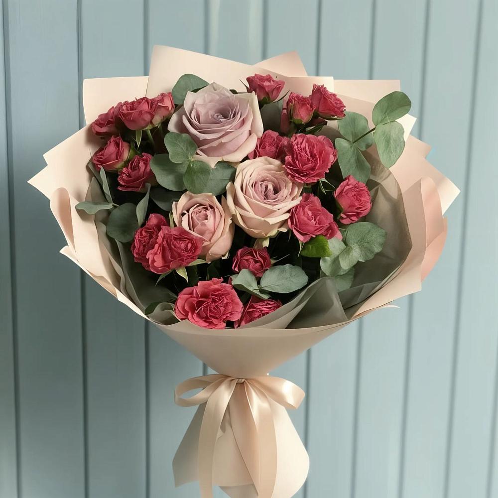 Букет цветов из: Гвоздики и Розы во Всеволожске
