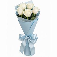 Букет 5 Белых роз Проуд во Всеволожске