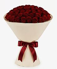 Букет 101 Бордовая роза Блэк Бакарра во Всеволожске