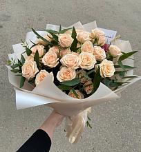 Букет Кремовые розы Латте во Всеволожске