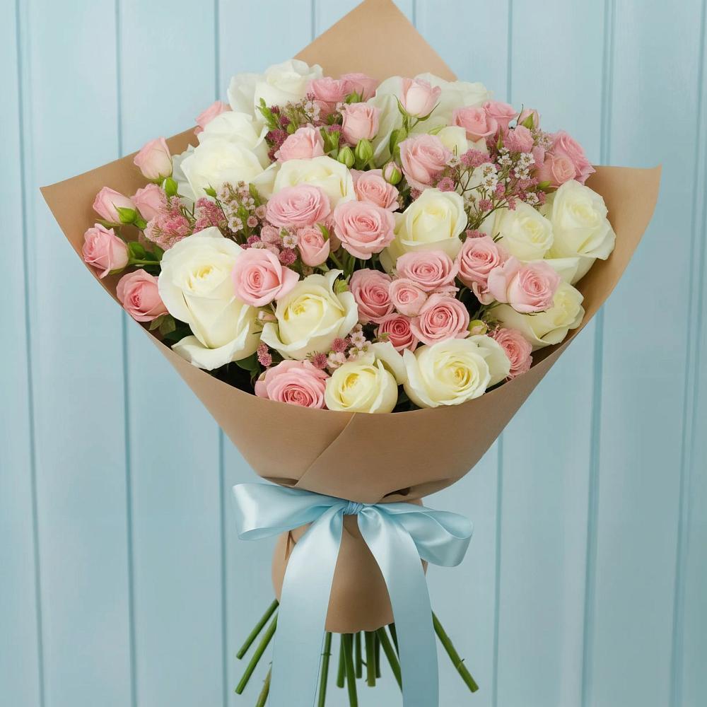 Букет цветов из: Розы во Всеволожске