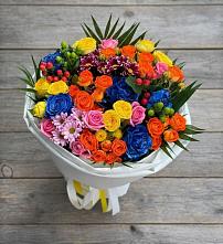 Букет цветов из:  Розы и Хризантемы #REPLACE_PRED# Всеволожске