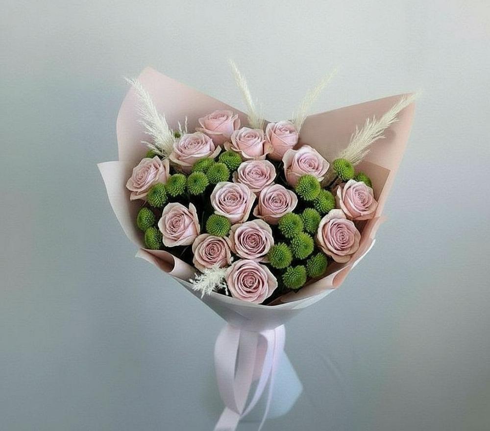 Букет цветов из: Розы и Хризантемы во Всеволожске