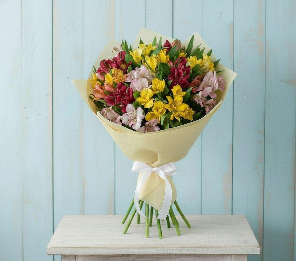 Букет цветов из: Альстромерии во Всеволожске