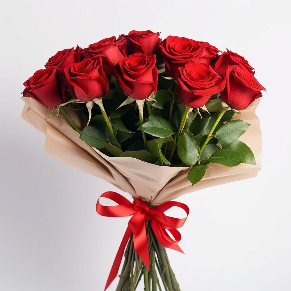 Букет 11 Красных роз Эдлесс Лав во Всеволожске